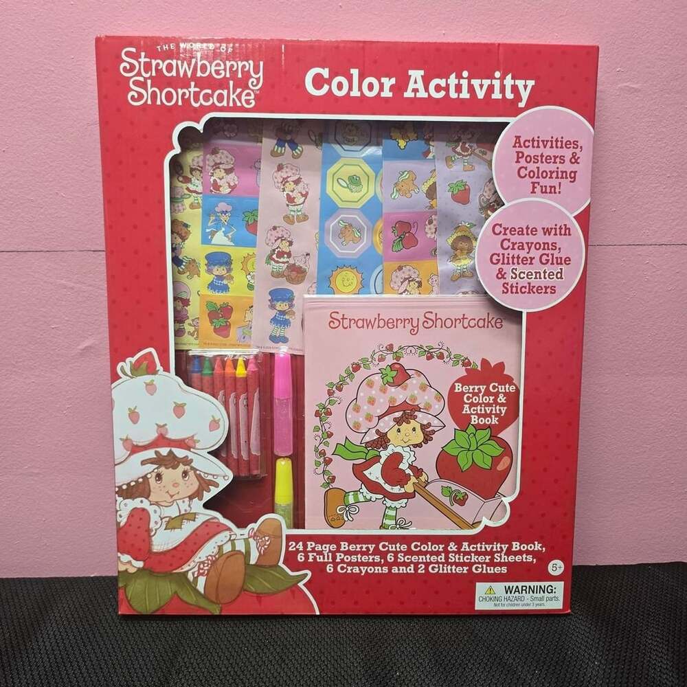 Strawberry Shortcake Color Activity Set Crayons Stickers